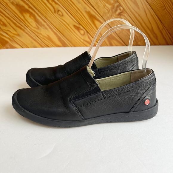SOFTINOS Fly London Ita Slip on Shoe Loafer Black - Picture 3 of 14